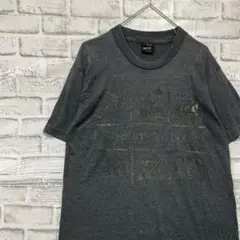 USA製90sヴィンテージTシャツ！シングルステッチ　グレー半袖古着　M30