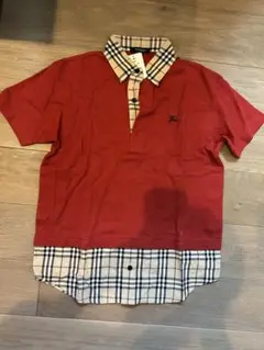 Burberry レッド ポロシャツ 63