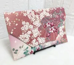 ハンドメイド【111A】ギフト　プレゼント　結婚式　数寄屋袋　御朱印帳入れ
