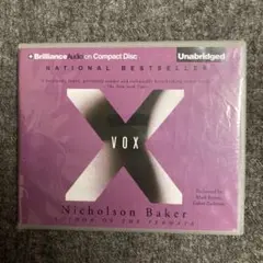 4枚組CD⚫︎Nicholson Baker⚫︎VOX⚫︎ニコルソン・ベイカー