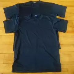 ポリエステル100 2枚半袖Tシャツ【L・LL】