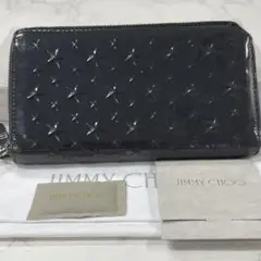 新品同様‼️ ジミーチュウ　財布　長財布　スター　カーナビー　ラウンドファスナー