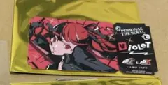 P5R ペルソナ5 カフェ チケット風ステッカー、特典　ヴァイオレット　かすみ