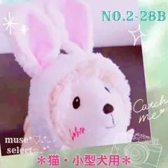 白ペット用うさぎの帽子♥猫用小型犬用 コスプレ♥うさぎ年兎年 年賀状作成に 干支