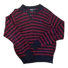 90年代Polo by Ralph Lauren ストライプセーター Sサイズ