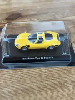 京商Alfa Romeo Tipo 33 Stradale イエローミニカー