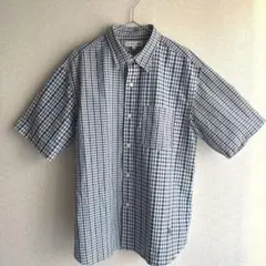 【美品】ユニクロ JWアンダーソン シアサッカー 半袖シャツ L