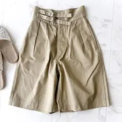 美品✨リノ ダブルベルトグルカショートトラウザーズ ショートパンツ 希少サイズ