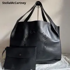 ☆美品☆ StellaMcCartney トートバッグ 黒色 保存袋 ポーチ