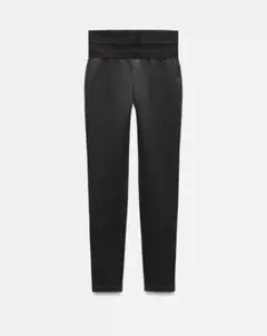 ZARA ワイドウエストバンド レギンスパンツ