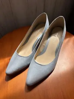 パンプス 水色 ラメ 23.5cm