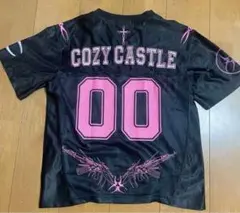 COZY Worldwide メッシュTシャツ 00 黒/ピンク