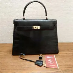 リザード　バッグ　ハンドバック