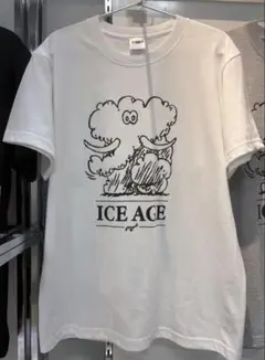 「氷河期展～人類が見た4万年前の世界～」 フジサキタクマ Tシャツ ホワイトL