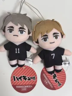 ハイキュー!! ぬいぐるみ マスコット 宮侑　宮治　セット