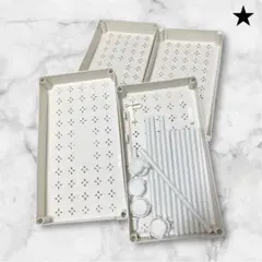 キッチンワゴン 隙間収納 4段式 棚 ラック ホワイト 22cm 40cm