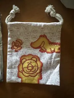 たべっ子どうぶつLAND たべっ子どうぶつランド 巾着 らいおん わに ひよこ
