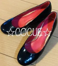 ✴︎cocue✴︎コキュ　エナメル　パンプス　23.5㌢