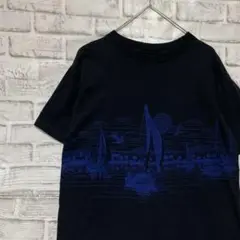 USA製90sヴィンテージTシャツ！シングルステッチ　ブラック半袖古着M26