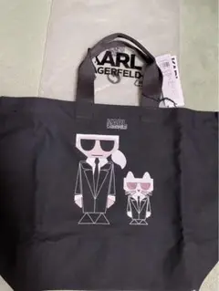 【Karl Lagerfeld】 国内未入荷 リバーシブル トート バッグ Karl Lagerfeld - カールラガーフェルド リバーシブル プリント
