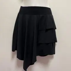 ブラック フレアスカート M