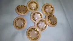 ヴィンテージ 宝石みたいなボタン８個