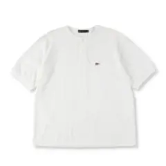 SCYE　Cotton Pique Henley Neck Shirt 40
