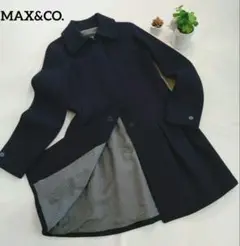 美品❗MAX u0026 CO. レディース タックフレアコート Aライン ウール M