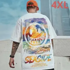 JUAS187メンズ Tシャツ ティーシャツ 半袖 丸首 ゆったり 夏 英文字