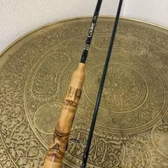 稀☆珍品☆コータック クーリースピン フライロッド バンブーグリップ 竹柄