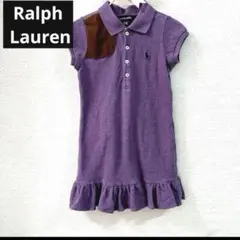 【Ralph Lauren】ラルフローレン　半袖ワンピース　ポロシャツ　100