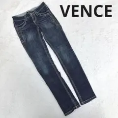 VENCE ヴァンス レディース ストレート デニムパンツ 25