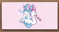 ニンフィア ラバープレイマット ポケモンカード デスクマット
