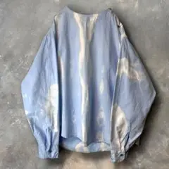90's ルーマニア軍 スリーピングシャツ プルオーバー ブリーチ加工 古着
