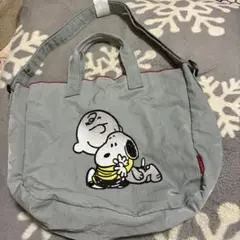しまむらスヌーピートートバッグ