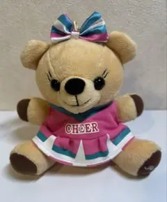 POMCHE CHEER クマのぬいぐるみキーホルダー