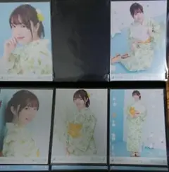 乃木坂46 生写真 2018 浴衣 渡辺みり愛 5種コンプ