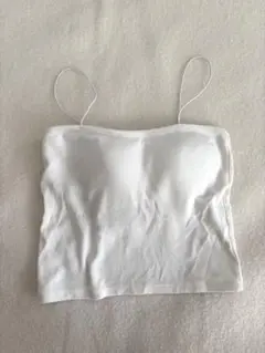 カップ付きキャミソール ホワイト
