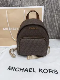 新品同様■マイケルコース ミニリュック MK柄