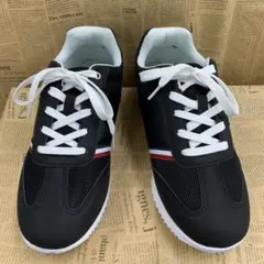 新品★メンズ★25.0cm★軽量 クッション クラシックスニーカー 黒 2153