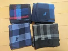 POLO Orobiancoハンカチ4枚セット ビジネスハンカチ