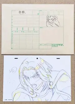 全修。 MAPPA 原画ポストカード 入りミニカット袋 アニメイト限定 ルーク