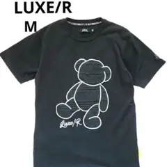 美品！LUXE/R ラグジュベア刺繍 Tシャツ Mブラック黒トップス