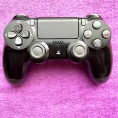 PS4 コントローラー 純正 ジェットブラック J5g-8 【スティック新品】