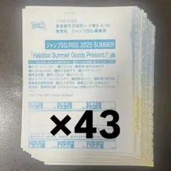 ジャンプSQ.RISE 2025 SUMMER 応募ハガキ