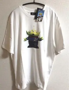 トイストーリー リトルグリーンメン Tシャツ エイリアン ルーズシルエット XL
