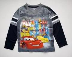 カーズ 重ね着風長袖 Tシャツ ロンT サイズ7 120-130 未使用 USA