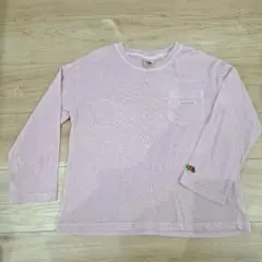FRUIT OF THE LOOM 長袖カットソー 140 ピンク