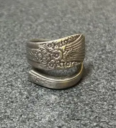 アンティーク　リング　花模様 アクセサリー