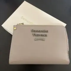 Samantha Thavasa 二つ折り財布 ベージュ 箱付き